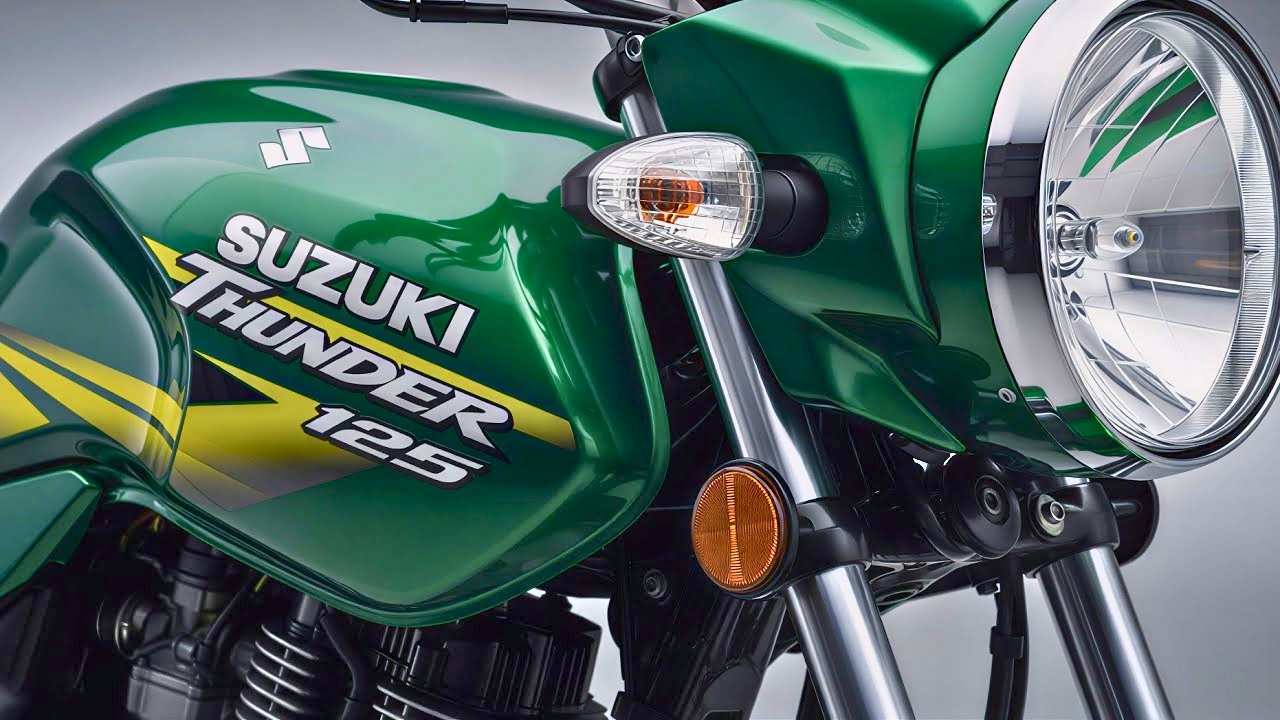 Nueva Suzuki Thunder 125: la moto urbana que destaca por su estilo deportivo y gran rendimiento